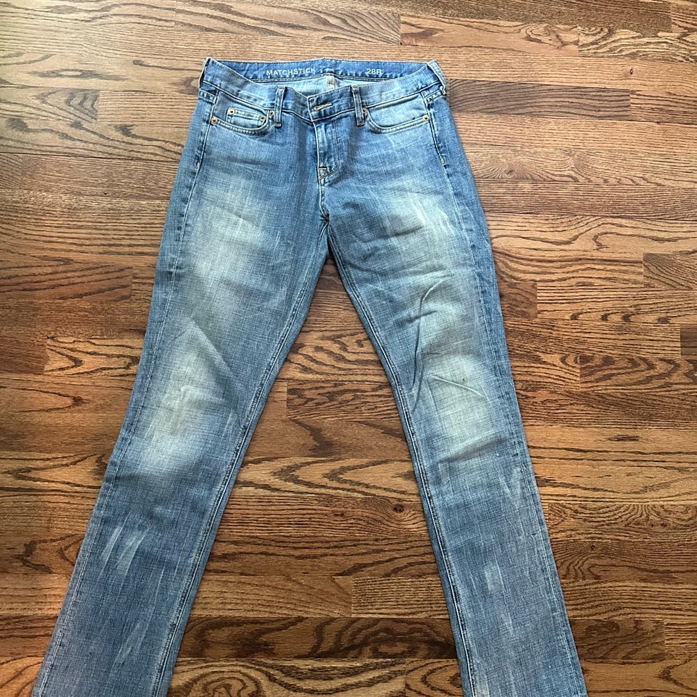 Jcrew matchstick Blue Jeans